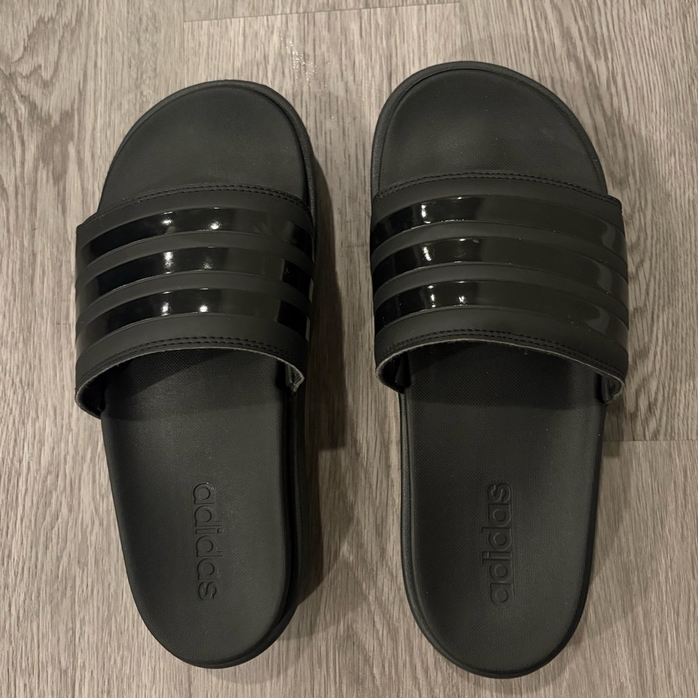 Adidas Black Slide Sandals
